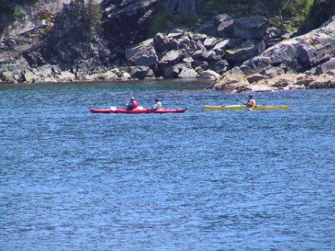 Kayaking at Bay Bulls, there are sea caves to explore plus so much more...