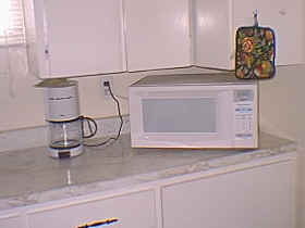 Many appliances such as an iron and board, hairdryers, plus much more