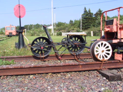 railway bicycle can ride on the tracks