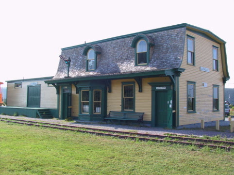 many travellers visited this newfoundland train station